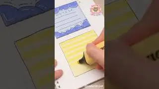 😘Try decorating sticky notes!