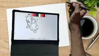 let's draw a bird cartoon in tab | Cartooning store everyday