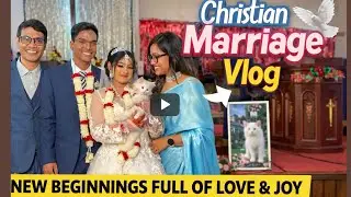 বিড়াল বারফি গেলো দাদা বৌদির বিয়েতে 🐱💍 | Christian Marriage Vlog ✝️