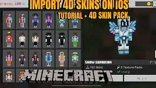 КАК ИМПОРТИРОВАТЬ 4D-5D СКИНЫ НА iOS MINECRAFT v1.21.2 (ПОСЛЕДНЯЯ ВЕРСИЯ) I minersrk