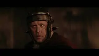 The Passion of Christ - Two Roman soldiers talking, Latin subtitles included