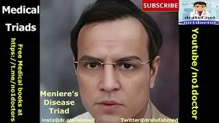 Meniere&rsquo;s Disease Triad/Medical Triads/Medical Mnemonics /#shorts/Medical students/Frcs/Usmle/ mrcs