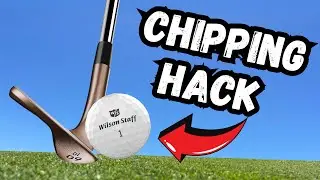 Fix Your YIPS.. and Strike your Chip SHOTS Better!! Simple Golf Drill!!