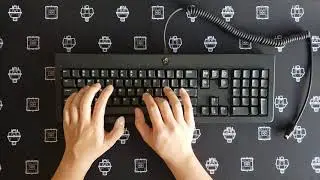 NeXT Non-ADB ANSI Keyboard Typing Demo