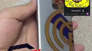 stickers91 :: apple iphone 6s rial madrid transparent sticker wrap