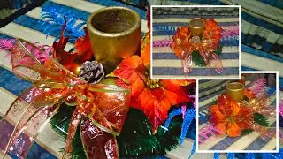 Christmas decor centerpiece for center tables by Maj craft Ideas