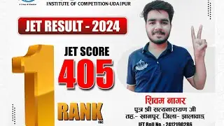 JET 2024 TOPPER | ALL RAJASTHAN AIR 2 | OBC CAT. AIR 1 | @royalinstituteudaipurandkota