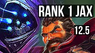 JAX vs GRAVES (TOP) | Rank 1 Jax, 6 solo kills, 11/3/4 | JP Grandmaster | 12.5