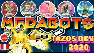 COLECCI&Oacute;N COMPLETA TAZOS MEDABOTS 2020 DKV PER&Uacute;