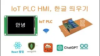 IoT PLC HMI, Korean Character Display [Kim Dong-il] 24.14
