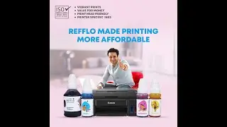 REFFLO Premium 790 Compatible Ink For Canon Pixma Ink Efficient Printers  CMYK Set | Refflo Products