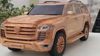 Wooden car land cruiser #wood