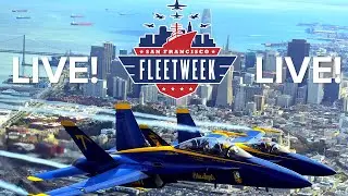 Blue Angels over San Francisco Bay during 2024 Fleet Week Air Show