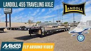 Landoll 455 Traveling Axle Trailer Walk-Around | Hydraulic Equipment Trailer | Specs & Features