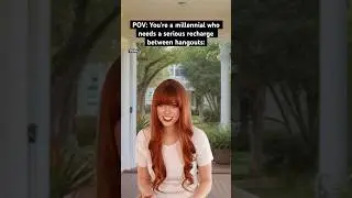 POV: You&rsquo;re a #millennial who needs a serious recharge between hangouts. #relatable #pov