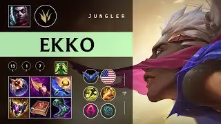 Ekko Jungle vs Gragas - NA Diamond Patch 26.01