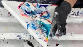 (704.5) AWESOME Arteza pouring acrylic paints- SO VIVID!!!!!!!!!!