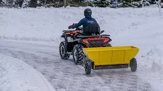 Tow-Behind SAND SPREADER G2 500 PRO / GRAVEL GRITTER ( ATV & UTV Accessories )