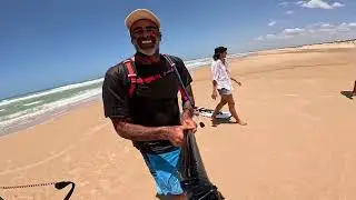 עמית ענבר ובר ברז Downwind SUP Foil מטורף מקמבוקו לטאיבה | גלישה בצפון ברזיל עם מפגש מפתיע