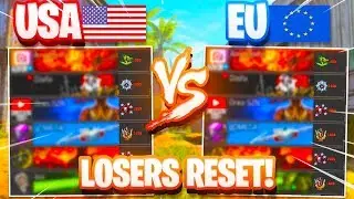 (US) 6 LEVEL 1000 vs (EU) 6 LEVEL 1000.. LOSERS RESET in Black Ops 4.. (COD BO4)