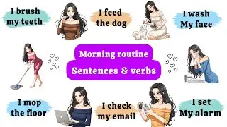 Daily Routine in English 🕒 | Learn Daily Activities with Easy Examples#dailyroutine #learnenglish