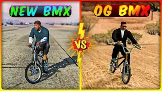 GTA &ndash; Evolution of BMX Physics & Riding Logic Comparison in GTA San Andreas vs GTA 5 &ndash; 2004 vs 2025