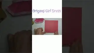 How To Make Origami Girl Clothes ? ~ Origami Fun Channel #Origami #Shorts