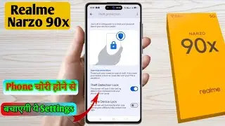 realme narzo 90x remote lock features kya hai, realme narzo 90x remote lock option kaise use karen