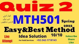 mth501 quiz 2 solution spring 2022 mth501 quiz 2 2022 mth501 mth501 quiz 2 spring 2022 quiz2 mth501