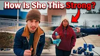 Asking strangers deep questions, then giving them prizes