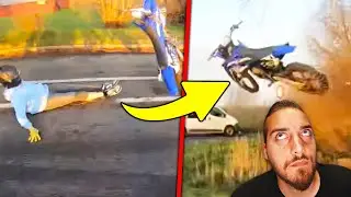 LANCIA LA MOTO A 3 METRI D'ALTEZZA!😱 - SPAVALD LATE MOTORShow