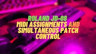 JD-08 Midi Assignments and Simultaneous Patch Control