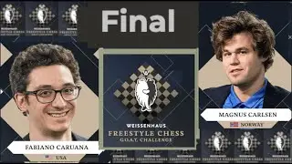 Freestyle Chess G.O.A.T. Challenge 2024 Semifinals : Magnus Carlsen Vs Fabiano Caruana