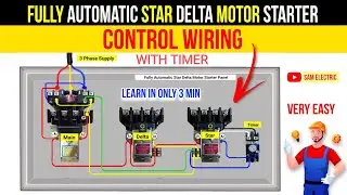 3 Phase Fully Automatic Motor Star Delta Starter Control Wiring l L&T MK1 Type l Sam Electric