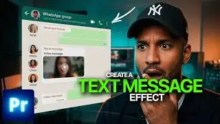 How to Create a Text Chat Message Effect in Premiere Pro
