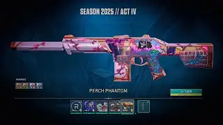 VALORANT Season 2025 Act 4 Battle Pass - FULL Showcase (Skins, Knife, Cards & More!)