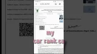 My icar rank card 2022😊🔥#icar2022 #icar