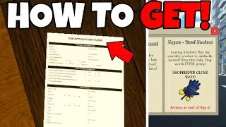 How to FIND JOB APPLICATION in SLAP BATTLES To OBTAIN SHOPKEEPER GLOVE!