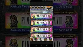 [FFRK] Realm on Parade Relic Draw - FFVII - 1x 3 Draw (5 Mythril)