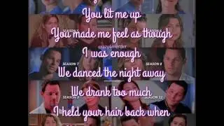 Merlex song Say You Won't Let go: Grey's Anatomy