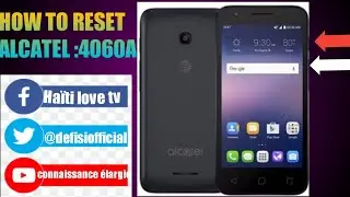 Hard reset Alcatel 4060A