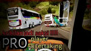begini cara pro player overtake,balap bussid | bus simulator indonesia