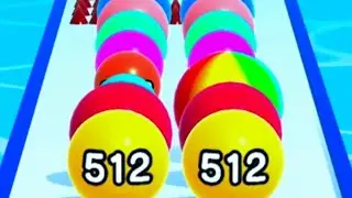 Ball Run 2048 | Walkthrough android iOS gameplay 