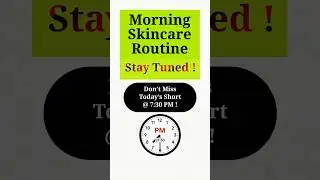 Do You Really Know Your Morning Skincare Routine ? 🤔 #MorningSkincareRoutine #shorts #ayumist