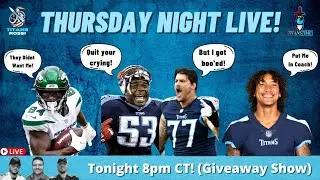 Thursday Night Live Give-A-Way Show with Special Guests Titan's Time Podcast & Titan's Mafia!