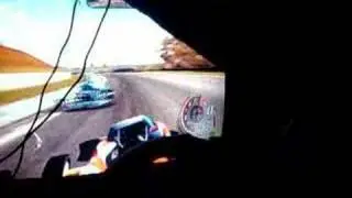 go kart race in my custom racing simulator