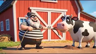 Thief in Old MacDonald's Farm!🐥 EP-3 | Funny Farm Cartoon for Kids | Sneaky Thief & Surprise Chicks🐣