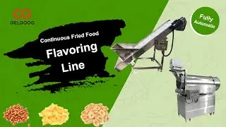 Automatic Continuous Flavoring Machine/Industrial Fried Snack Food Seasoning Machine