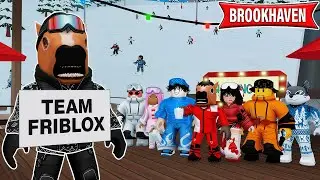ON PART EN VACANCE AU SKI AVEC LA TEAM FRIBLOX SUR BROOKHAVEN ROBLOX