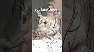 cat face theory summary🐱！ #art #ibispaintx #memes #sketch #speedpaint #cat #illustration